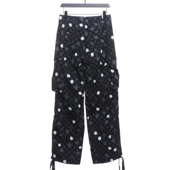 LV x YK Monogram Painted Dots Cargo Pants