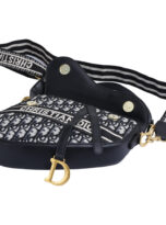 Christian Dior Oblique Saddle Bag with Strap (3)