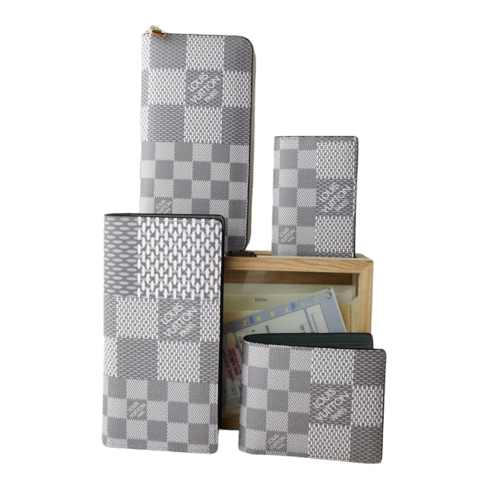 Louis Vuitton Damier Graphite White Wallet Collection